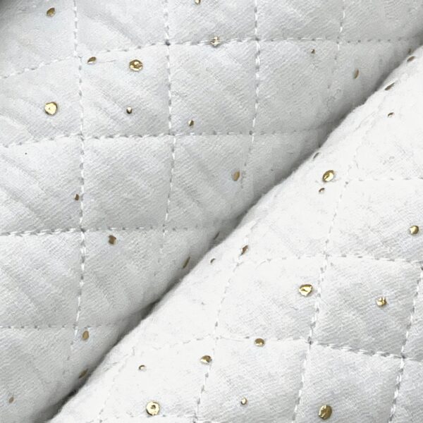 Plášťovka biela, prešívaná